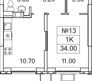 Продажа квартир в ЖК Сапроново д., Калиновая ул.,  к. 7