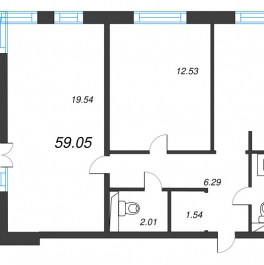 Продажа 2-комн квартиры в новостройке Щеглово п., Центральная ул., к. А Продажа 2-комн квартиры в новостройке Щеглово п., Центральная ул., к. А