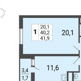 Продажа 1-комн квартиры на вторичном рынке Некрасовка п,  д. 10