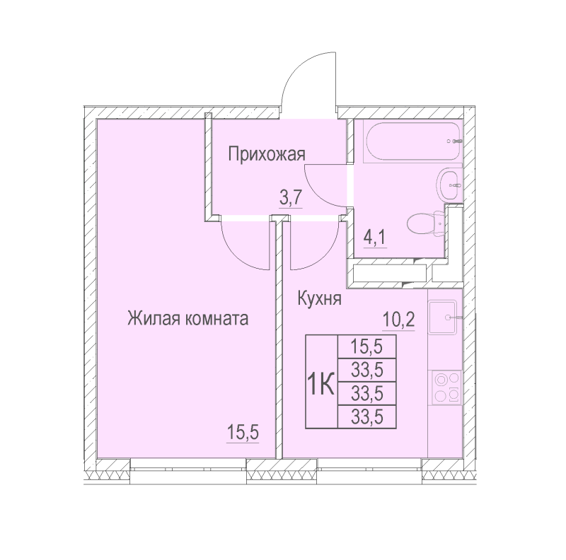 Продажа 1-комн квартиры в новостройке Мытищи г., Академика Каргина ул.,  к. 5