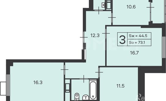 Продажа 3-комн квартиры на вторичном рынке Амурская ул,  д. 1 к1