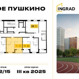 Продажа 1-комн квартиры на вторичном рынке Пушкино г, Александра Меня ул