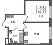 Продать Квартиры в новостройке Новосаратовка д., Покровская Дорога ул.   1
