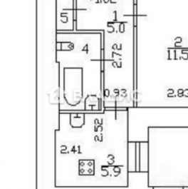 Продажа 1-комн квартиры на вторичном рынке линия 1-я В.О.,  д. 54,  к. В