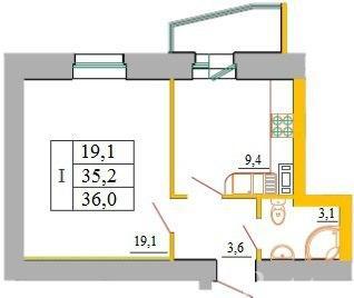 Продажа 1-комн квартиры на вторичном рынке Никольское, Советский пр.,  д. 144,  к. 2