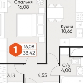 Продажа 1-комн квартиры на вторичном рынке Некрасовский, ул Заводская,  д. 10а