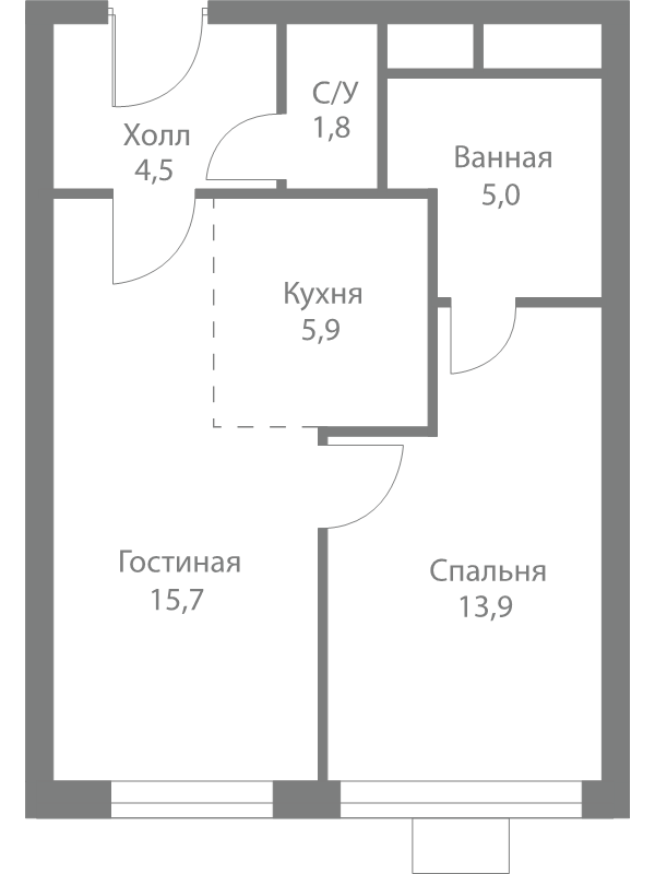 Продажа 1-комн квартиры в новостройке Москва г., Сколковское ш.,  к. 4