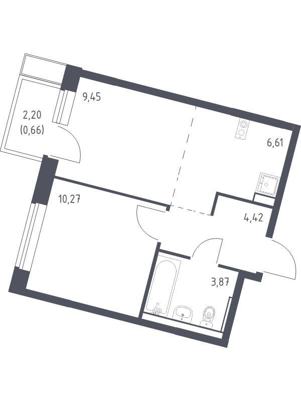 Продажа 1-комн квартиры в новостройке Москва г., Ленинградское ш.,  к. 5