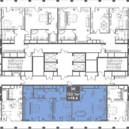 Продажа 3-комн квартиры на вторичном рынке Аминьевское ш,  д. 6