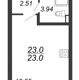 Продажа студии Санкт-Петербург г., Пискаревский пр-кт, к. 1 Продажа студии Санкт-Петербург г., Пискаревский пр-кт, к. 1