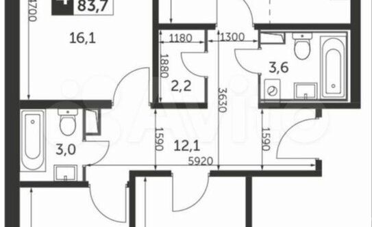 Продажа 4-комн квартиры на вторичном рынке Рождественская ул,  д. 6