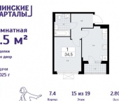 Продать Квартиры вторичка Коммунарка п, Потаповская Роща ул  11 к1 