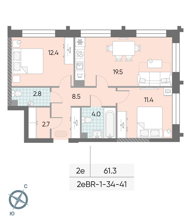 Продажа 2-комн квартиры в новостройке Автозаводская площадь, д.вл.23