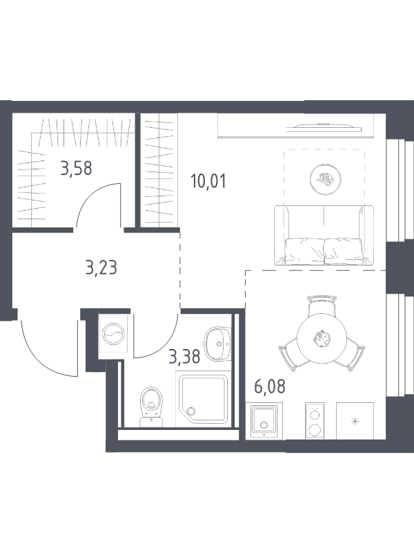 Продажа студии Химки г., Ивакино квартал,  к. 5