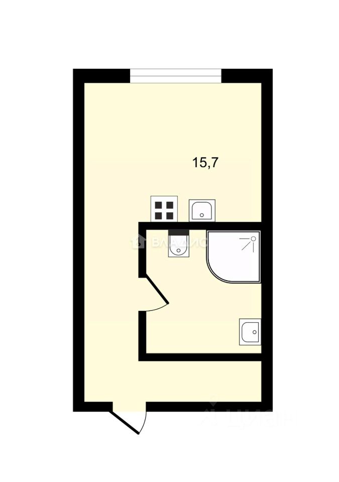 Продажа студии Жигулевская улица, 4К2