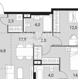 Продажа 3-комн квартиры на вторичном рынке Шелепихинская набережная,  д. 40 к2