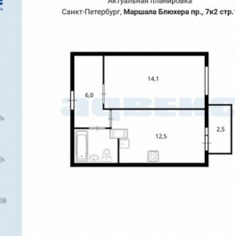 Продажа 1-комн квартиры на вторичном рынке Пискаревский пр-кт,  д. 155,  к. 2