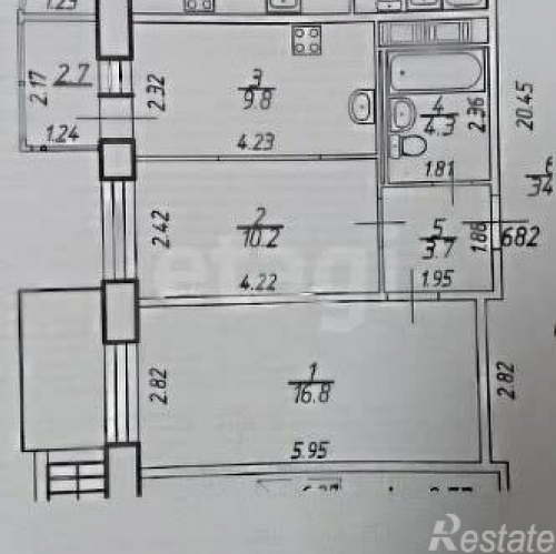 2-комн квартира Заневское городское поселение, Ясная улица,  д. 9 к4