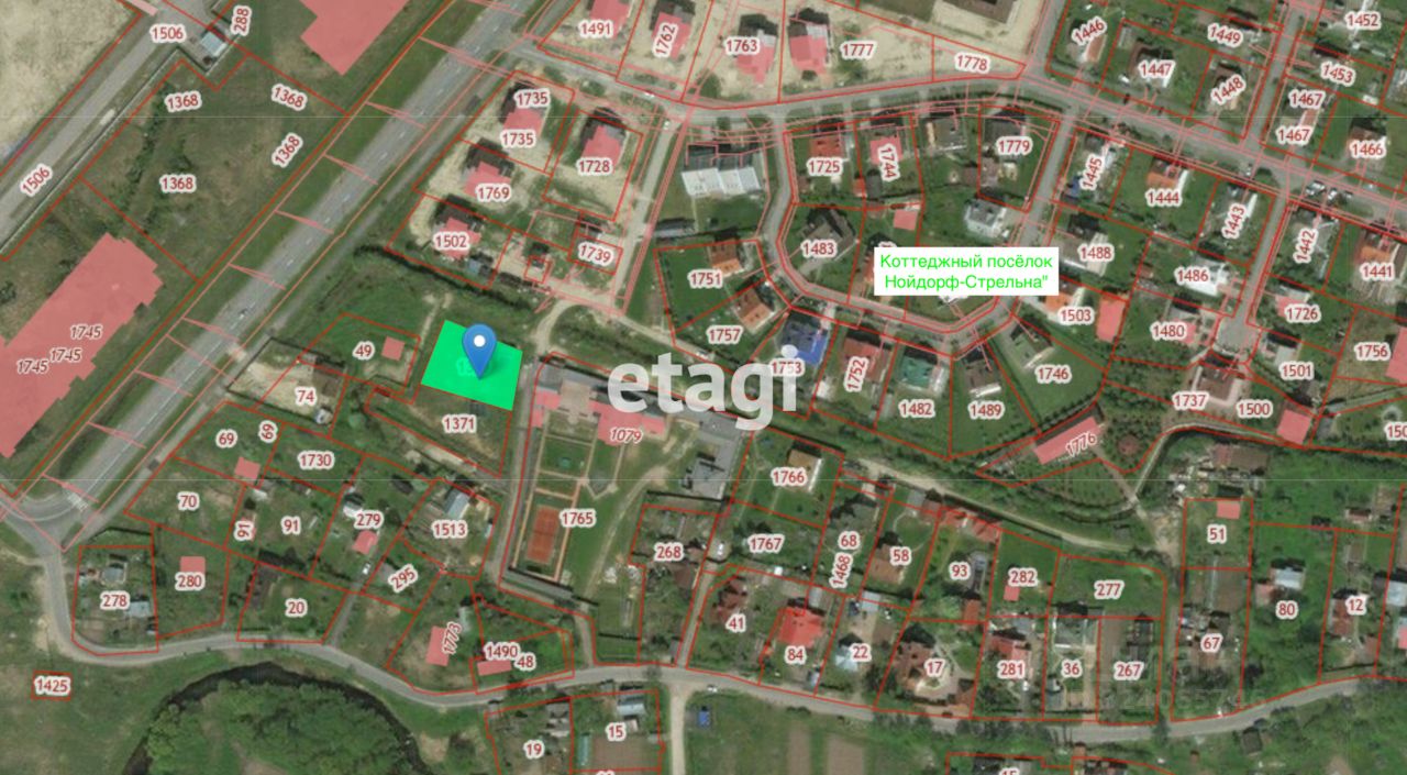 Продажа земли пос. Стрельна, улица Новые Заводы, 57г