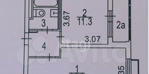 1-комн квартира улица Введенского,  д. 5