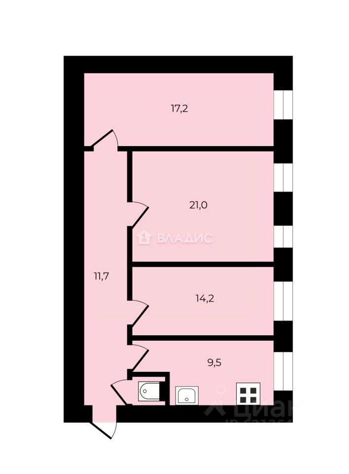 Продажа 3-комн квартиры на вторичном рынке проспект Большой Петроградской стороны, 90