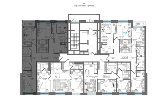 Продажа 3-комн квартиры на вторичном рынке Бухвостова 1-я ул,  д. 2 к3