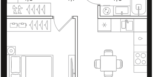 1-комн квартира Москва г., Ленинградское ш.,  к. 8.1