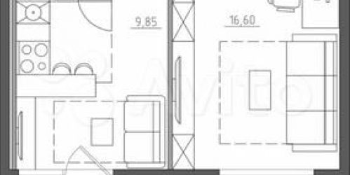 1-комн квартира Прилукская улица,  д. 28