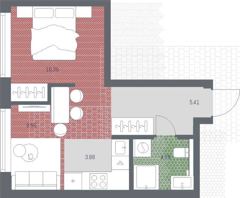 Продажа 1-комн квартиры в новостройке Москва г., Веткина ул.,  к. Башня-А