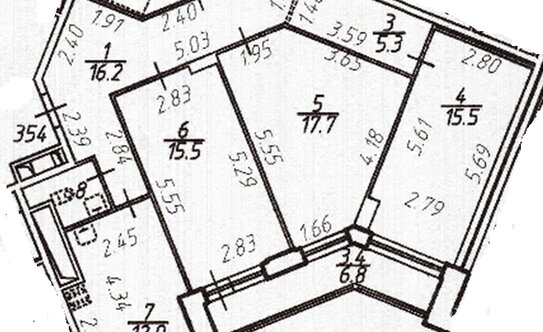 Продажа 3-комн квартиры на вторичном рынке ул Кустодиева,  д. 7,  к. 1