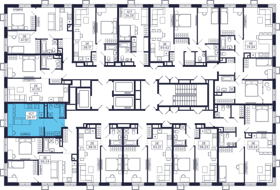 Продажа студии Красногорск, Россия, Московская область, Красногорск, Большая Воскресенская улица, 1