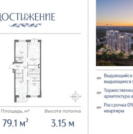 Продажа 3-комн квартиры на вторичном рынке ул Академика Королева,  д. 21