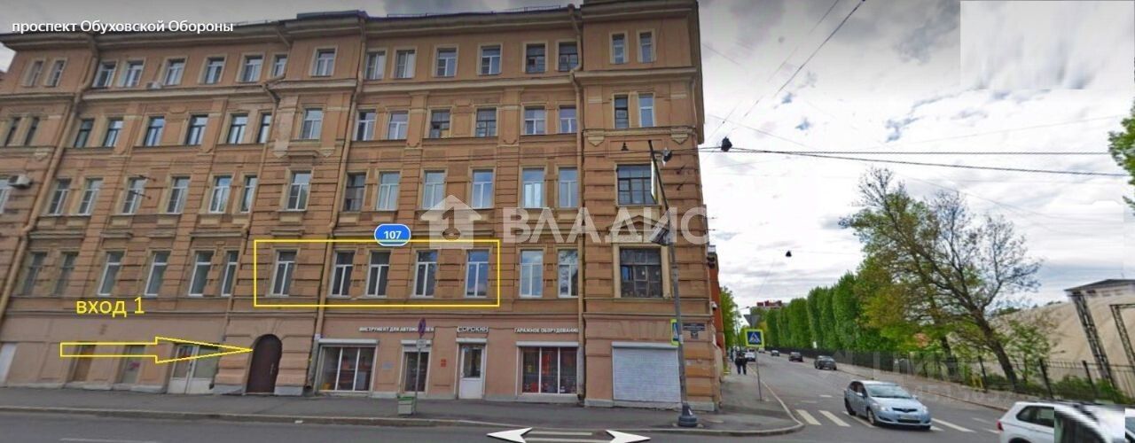 Продажа 4-комн квартиры на вторичном рынке проспект Обуховской обороны, 107
