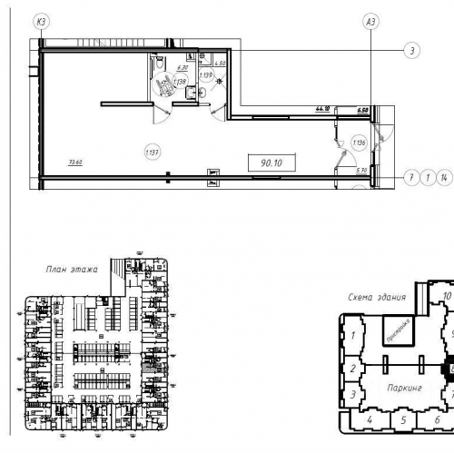 Помещение свободного назначения Окуловская улица,  д. 13
