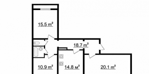 3-комн квартира Испытателей пр-кт,  д. 28,  к. 4