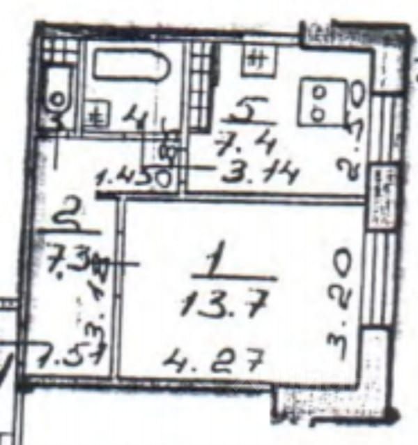 Продажа 1-комн квартиры на вторичном рынке Ленинский проспект, 79К1
