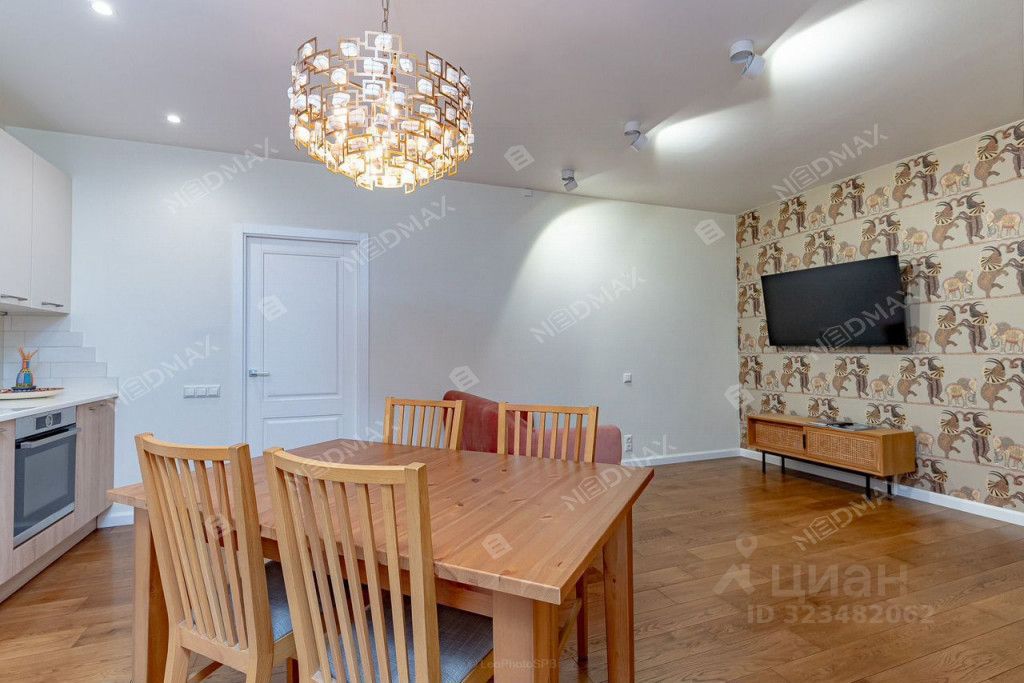 Аренда 3-комн квартиры на вторичном рынке набережная Реки Смоленки, 3к1