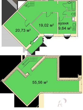 Планировка ЖК Медный Всадник,  м2
