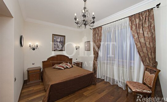 Аренда 3-комн квартиры на вторичном рынке переулок Сивцев Вражек,  д. 20