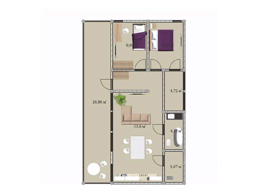 Продажа дома Земляничные поляны кп, д. Кукушкино,  д. 37