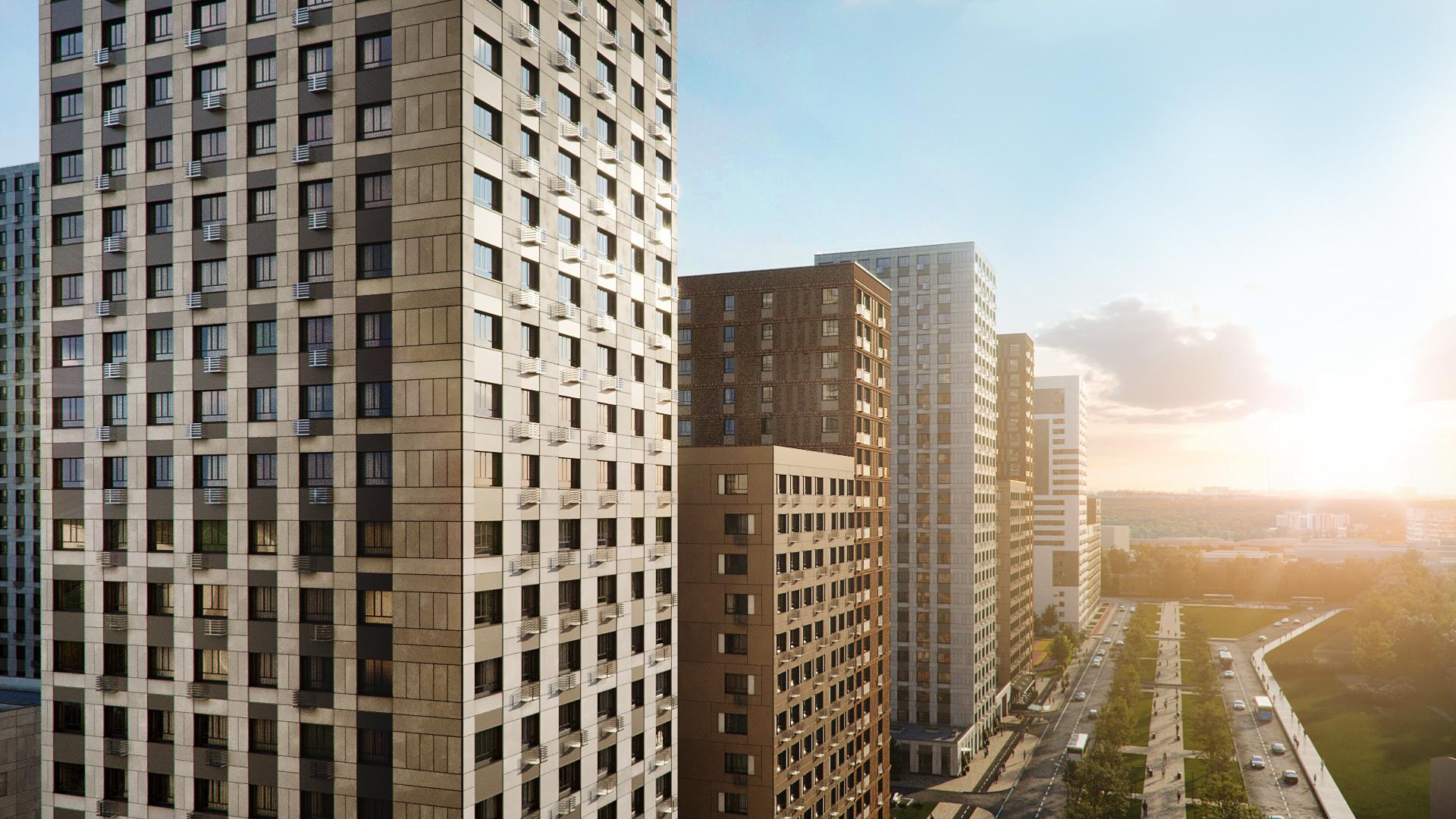 Фото ЖК Сиреневый парк от AFI Development. Жилой комплекс AFI Сиреневый парк
