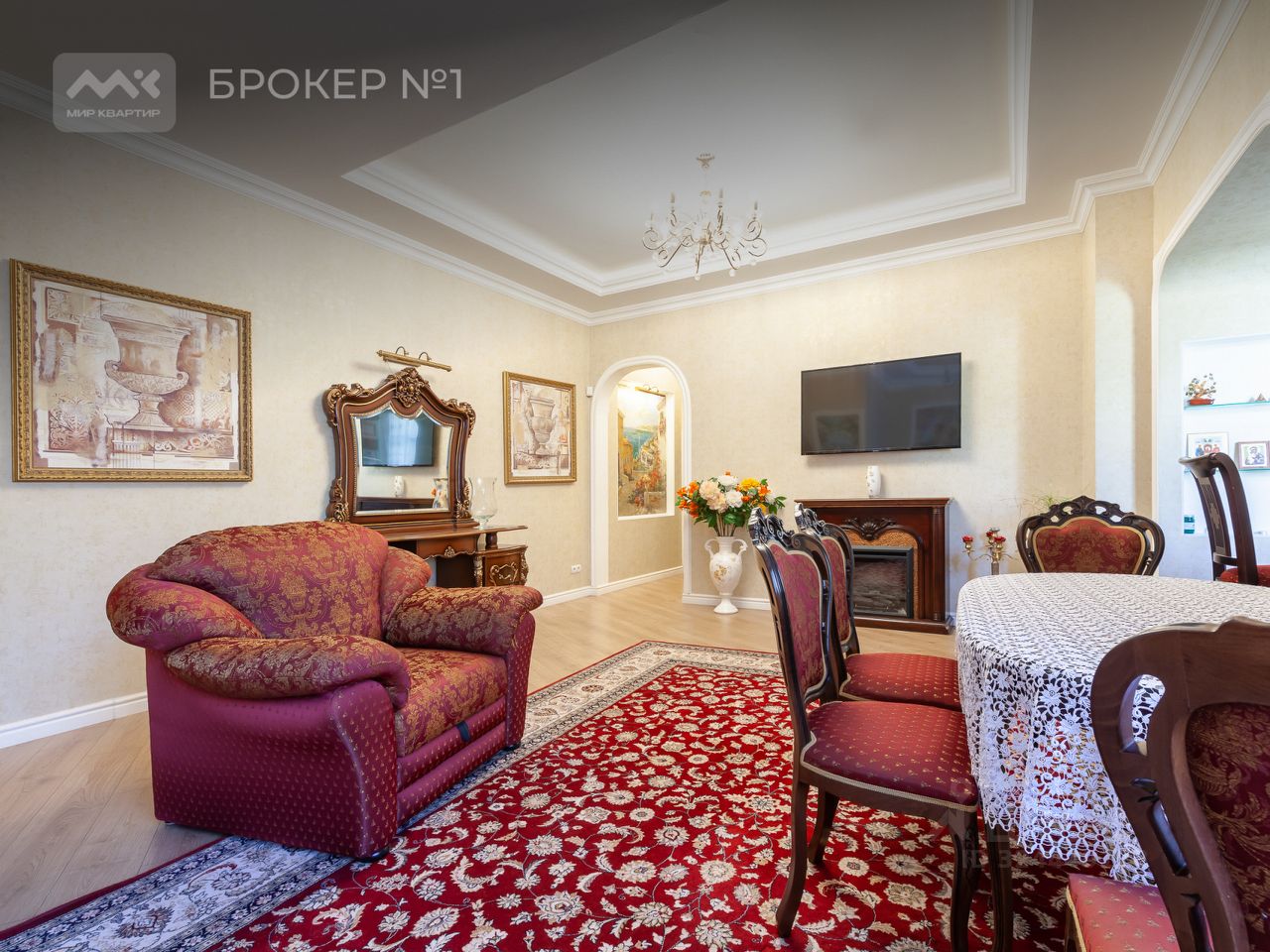 Аренда 3-комн квартиры на вторичном рынке Караванная улица, 24