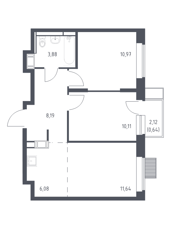 Продажа 2-комн квартиры в новостройке Путилково д., Путилковское ш.,  к. 28