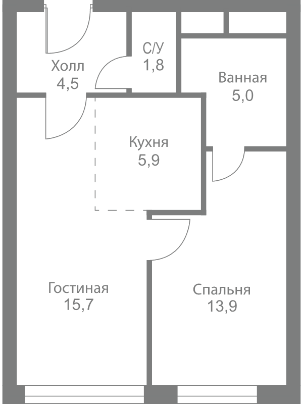 Продажа 1-комн квартиры в новостройке Москва г., Сколковское ш.,  к. 4