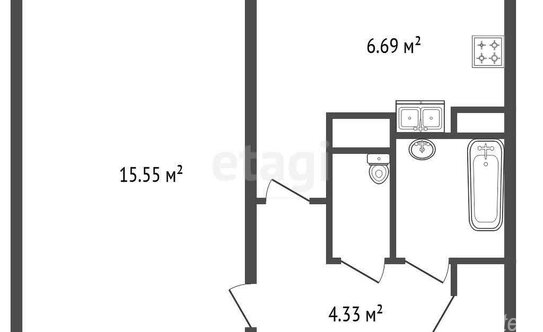 Продажа 1-комн квартиры на вторичном рынке Героев пр-кт,  д. 18