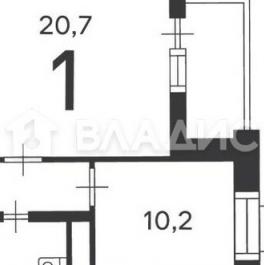 Продажа 1-комн квартиры на вторичном рынке улица Кедрова,  д. 16 к3