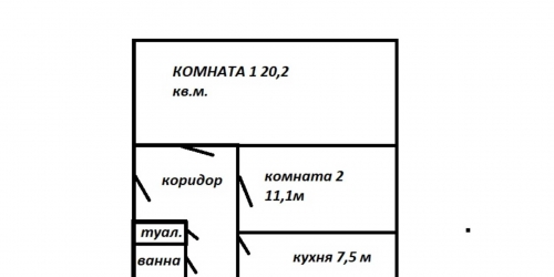 2-комн квартира Десантников ул,  д. 20,  к. 1