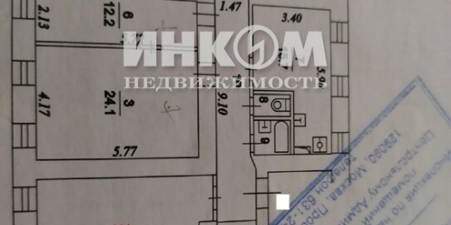 3-комн квартира Печатников переулок,  д. 21