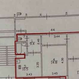 Продажа 3-комн квартиры на вторичном рынке ул Вербная,  д. 14,  к. 2