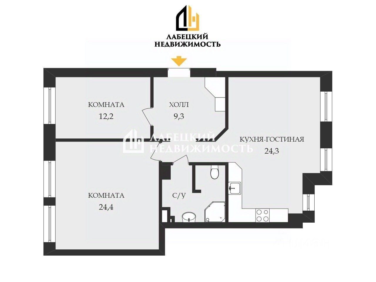 Продажа 3-комн квартиры на вторичном рынке Рочдельская улица, 11/5